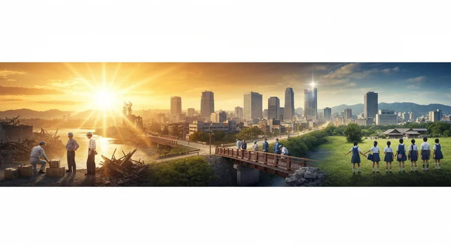 Japan's Post-War Geopolitical Pivot: From Ashes to Global Aid