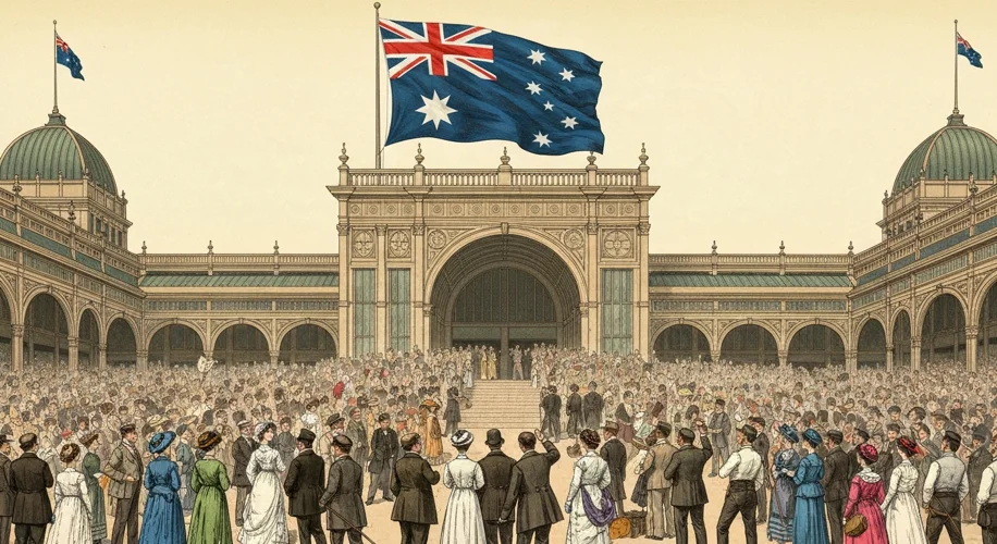 The Making of the Australian Flag: Stars, Union Jack, and Federation