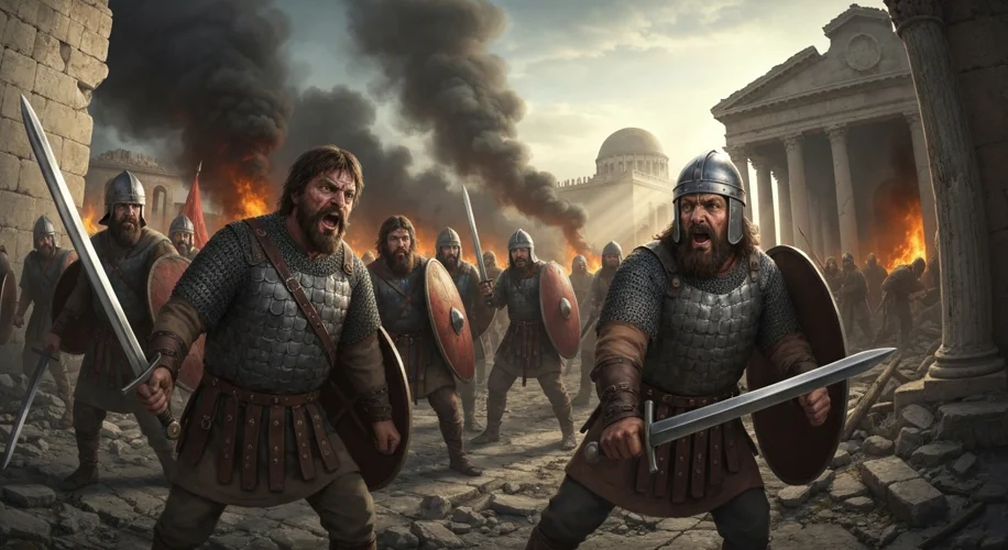 The Sack of Rome (410 AD): Visigoths Breach the Eternal City