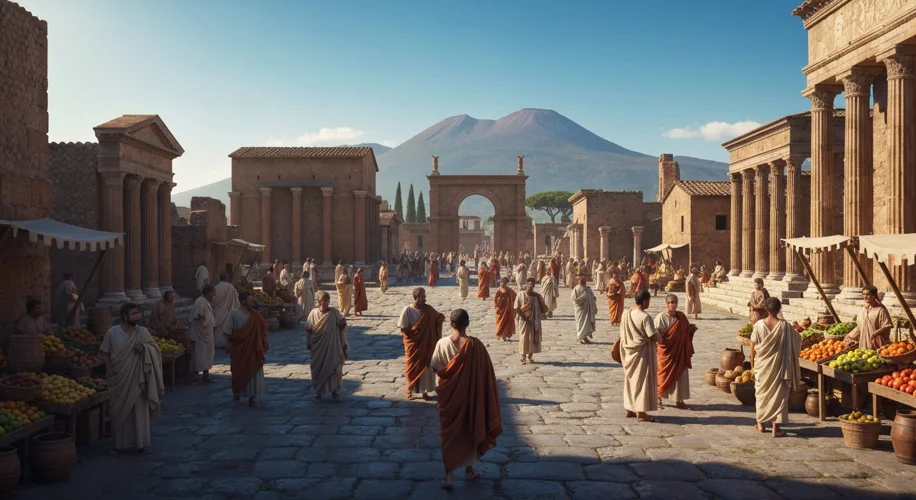 Pompeii: A City Frozen in Time by Vesuvius Eruption in 79 AD