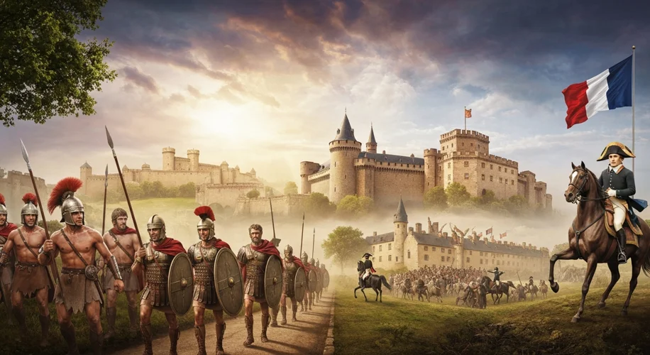 The History of France: From Gallic Roots to the French Revolution