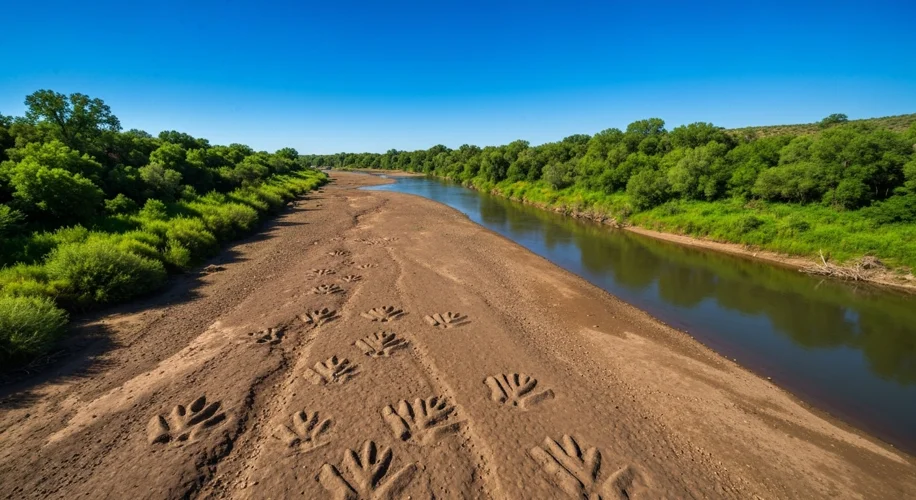 Dinosaur Tracks Reappear in San Antonio: A Glimpse into Prehistoric Life
