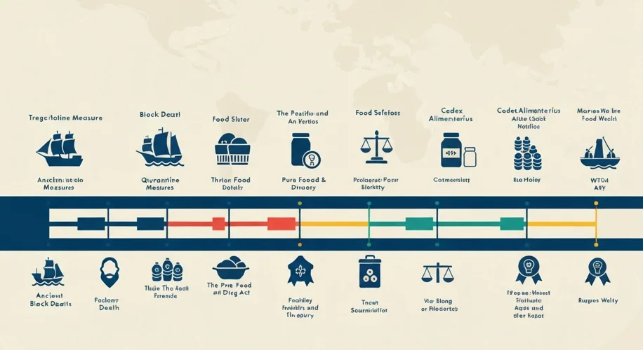 A History of International Trade Regulations and Food Safety: From Ancient Plagues to Modern Standards