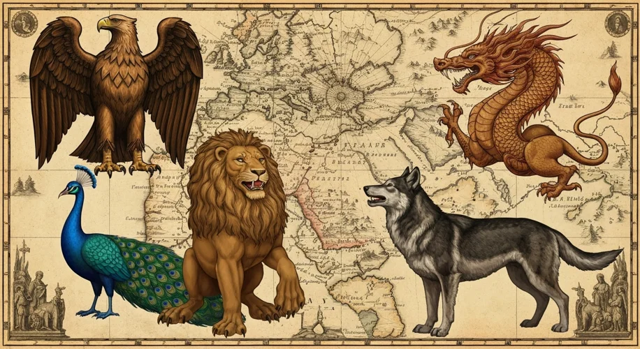 Animal Symbols of Eurasian Empires: Eagle, Lion, Peacock, Dragon, Wolf