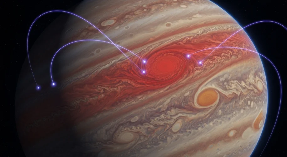 Juno Spacecraft Detects Auroral 'Footprints' of Jupiter's Moon Callisto