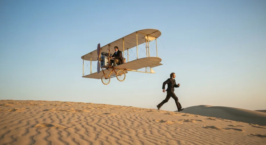 The Wright Brothers' First Flight: A Triumph at Kitty Hawk