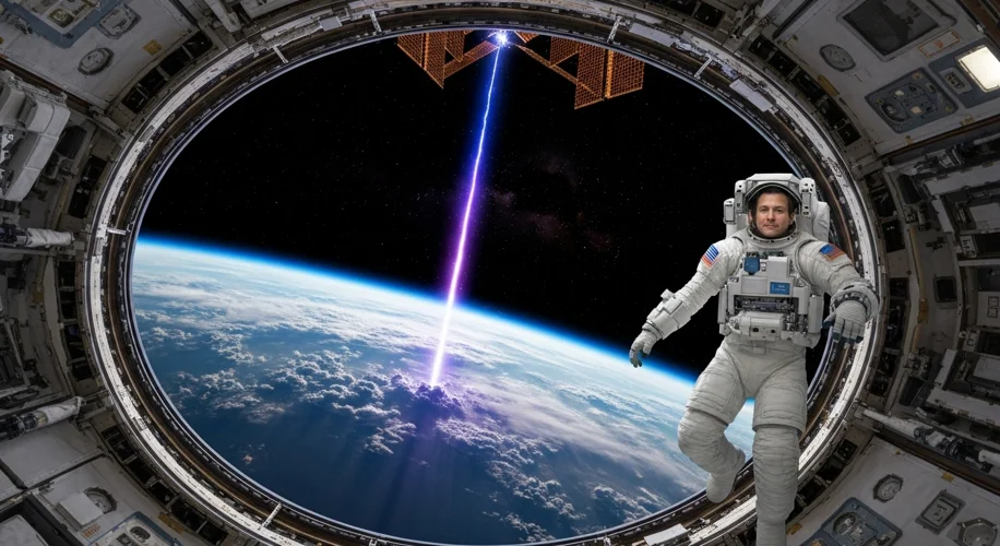 Astronaut Captures Rare Gigantic Jet from Space