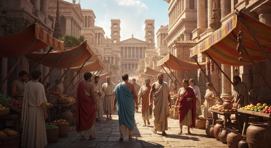 Food and Status in Ancient Rome: The Emperor's Feast vs. the Plebeian's Plate