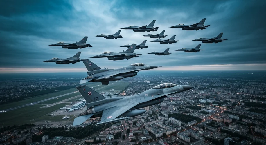 NATO Jets Scramble as Russian Drones Breach Polish Airspace