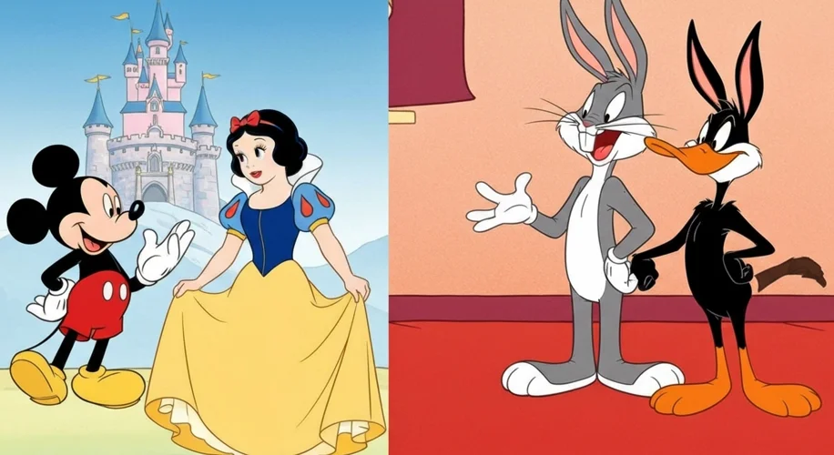 The Golden Age of Animation: Disney vs. Warner Bros.