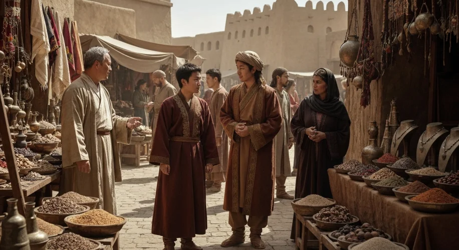 The Silk Road: Ancient Trade Routes Connecting East and West