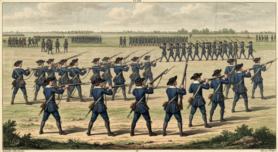 The Origin of Volley Fire and its Effect on Battle