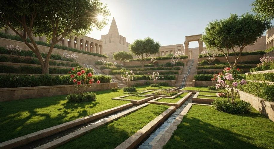 The Hanging Gardens of Babylon: A Mythical Oasis in the Desert?