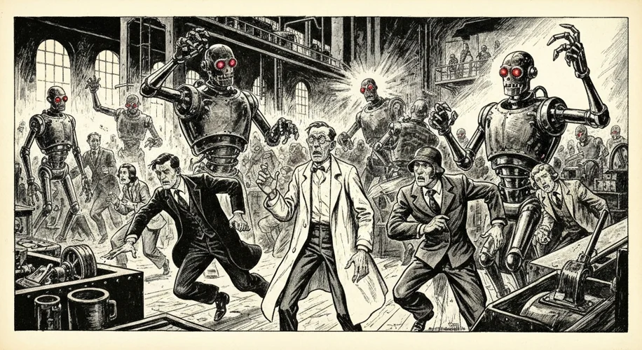 The Genesis of Robot Uprisings in Science Fiction: Early Fears