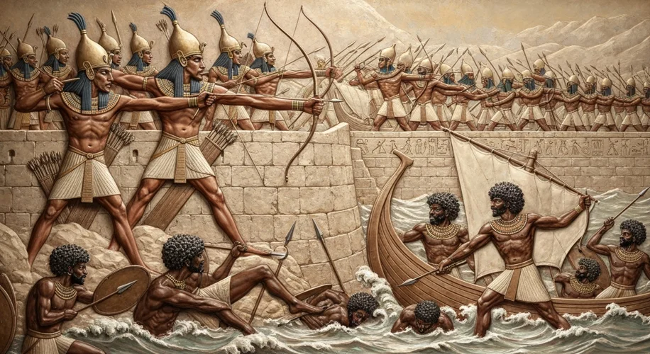 Ramesses III vs. the Sea Peoples: The War Carved in Stone