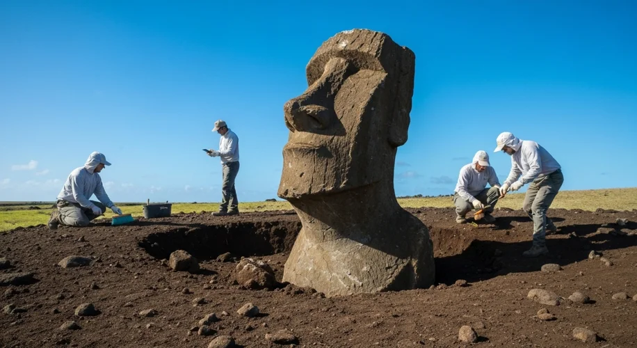 New Moai Statue Found on Easter Island: Rapa Nui's Ancient Secrets Unveiled