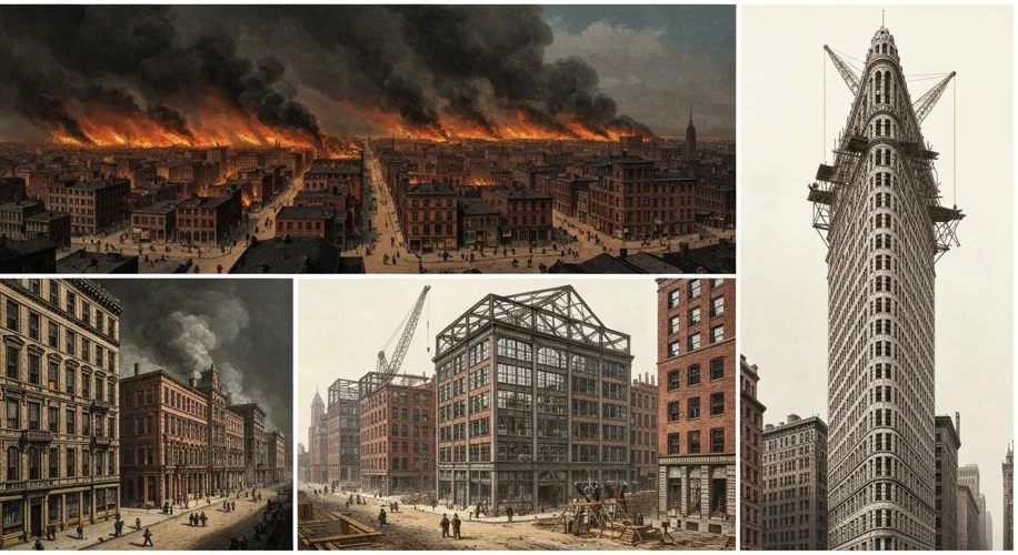 The Great Chicago Fire: Rebirth from Ashes