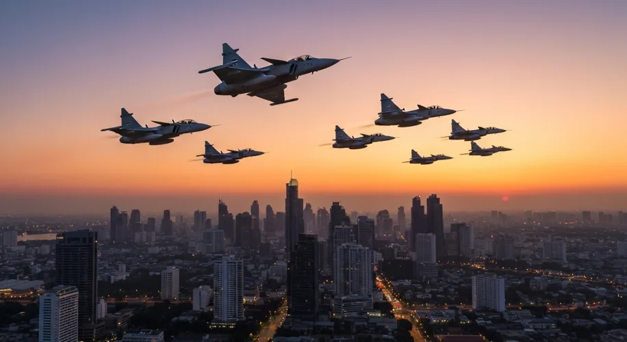 Sweden's Gripen vs. US F-16: Thailand's Air Power Decision