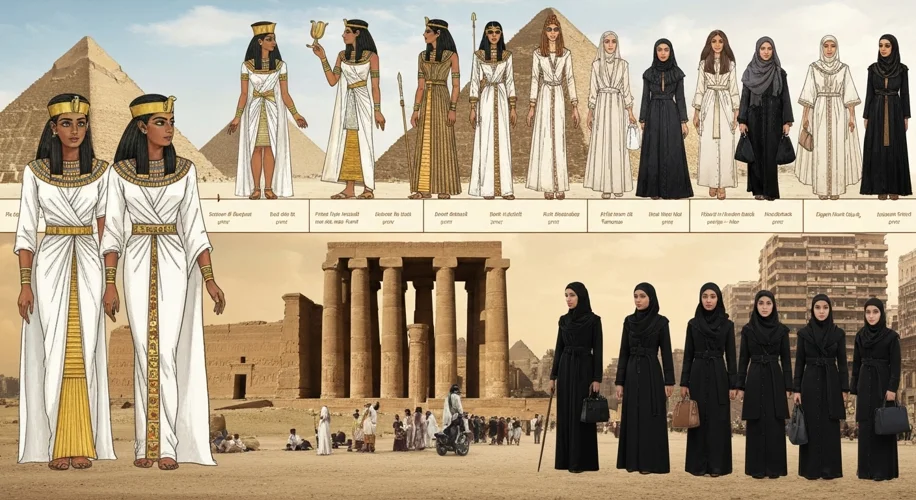 Egyptian Modesty: From Ancient Freedom to Modern Veiling