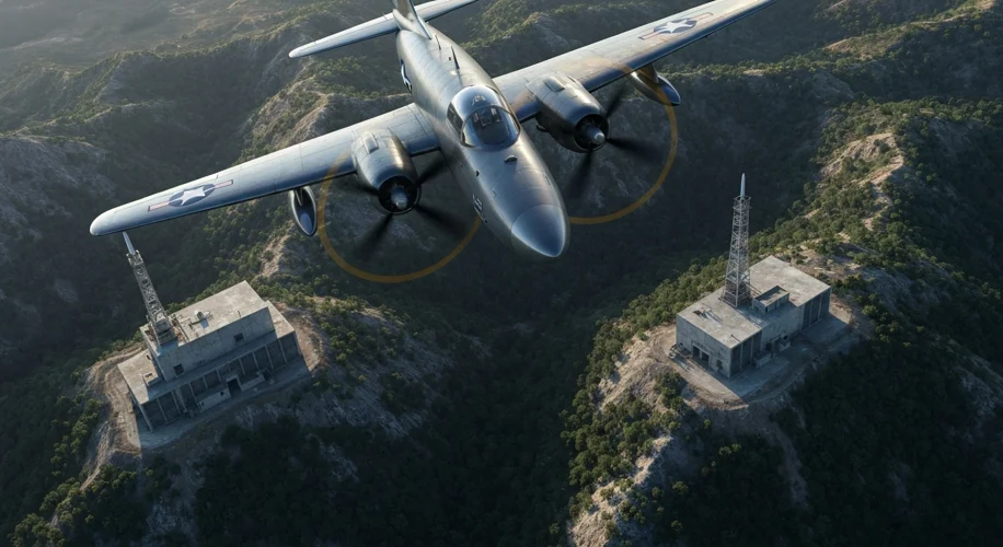 A reconnaissance U-2 spy plane flying over Cuba, revealing Soviet missile sites being constructed be