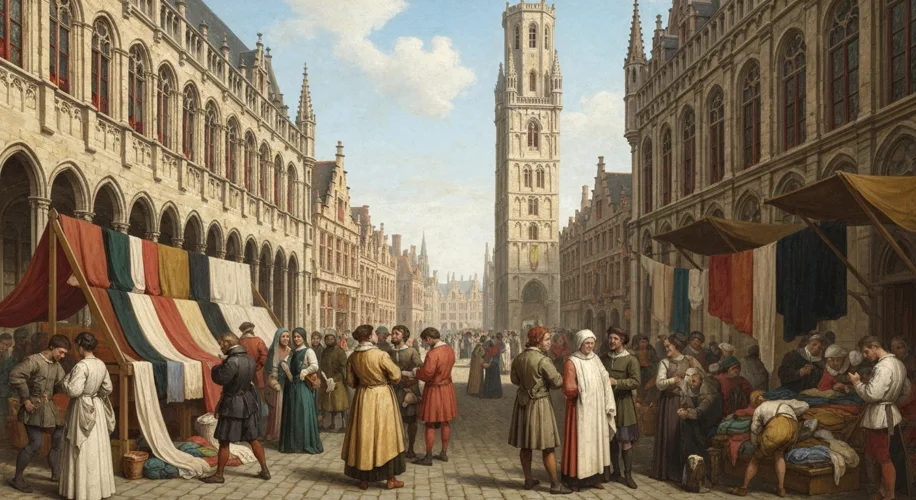 The Woolen Heart of Ypres: Cloth, Commerce, and Medieval Life