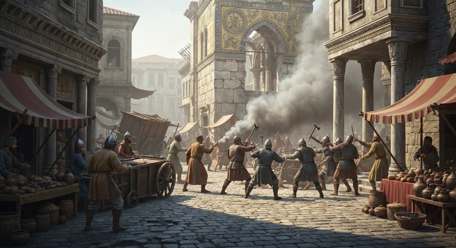 Byzantine Brawl: Viking Echoes in Constantinople's Streets