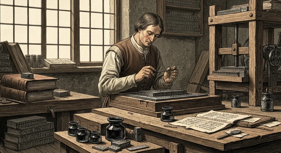 The Invention of the Printing Press: How Gutenberg Ignited an Information Revolution